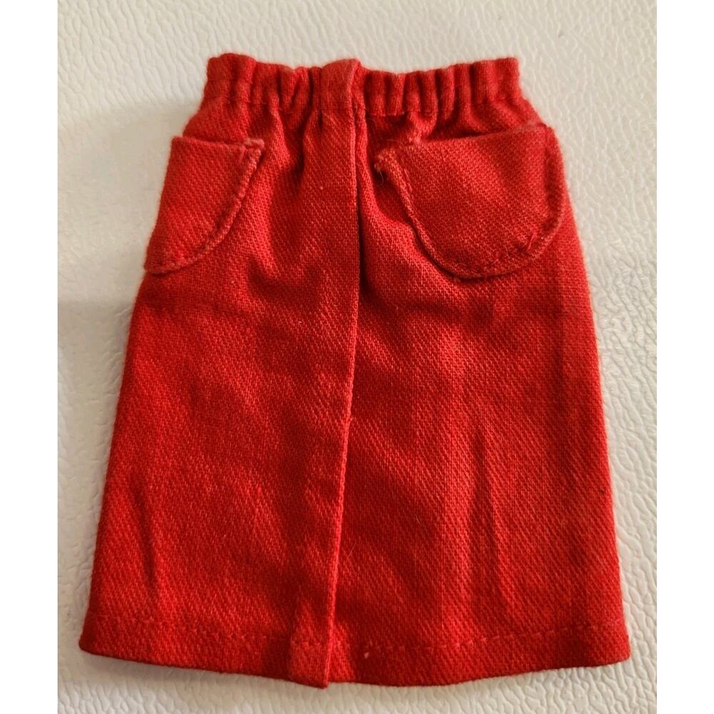 Vintage Barbie United Airlines "Get-Up & Go" Fashion Red Skirt #7703 (1972-75)